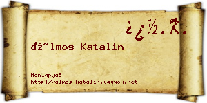 Álmos Katalin névjegykártya
